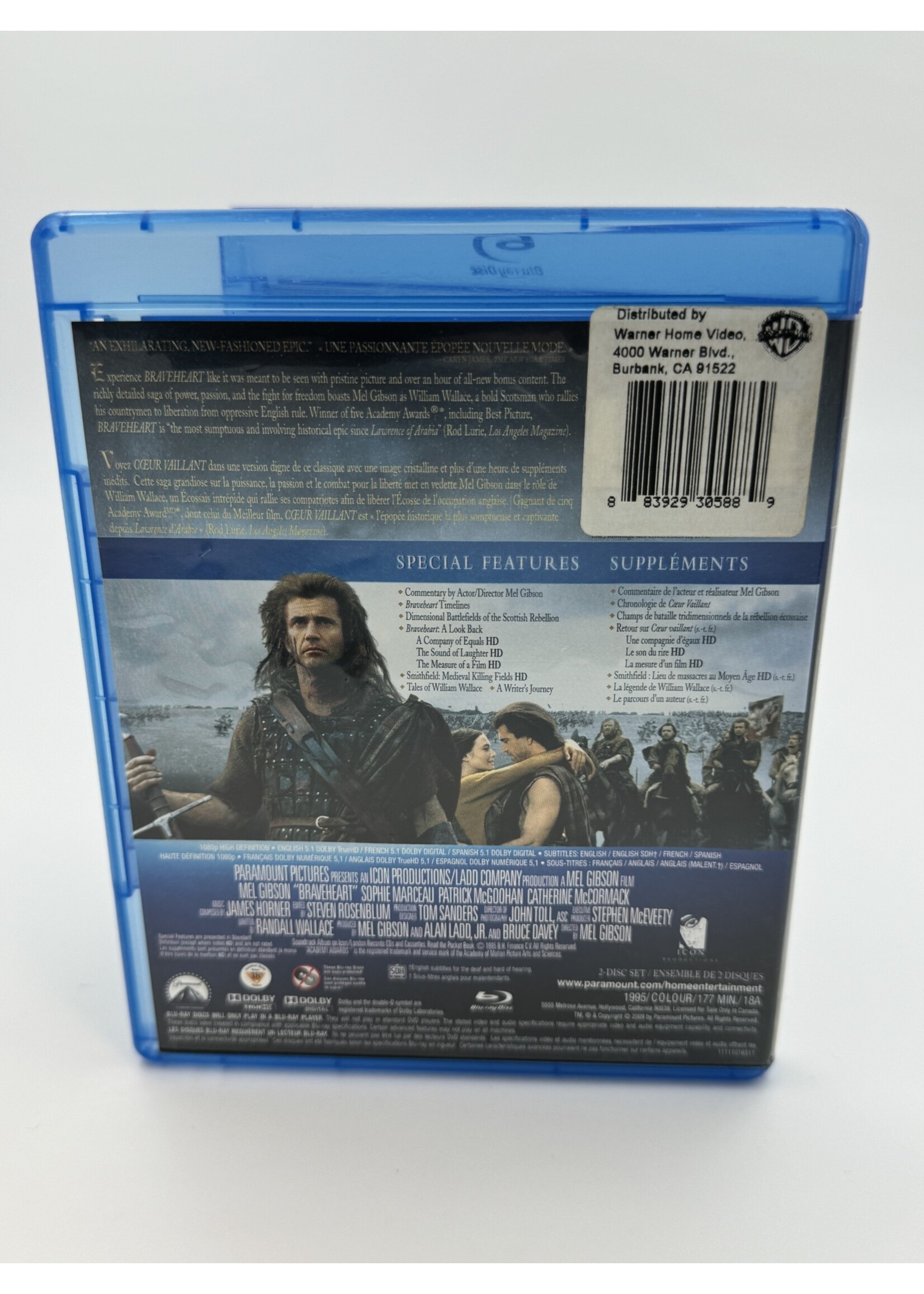 Bluray Braveheart Bluray