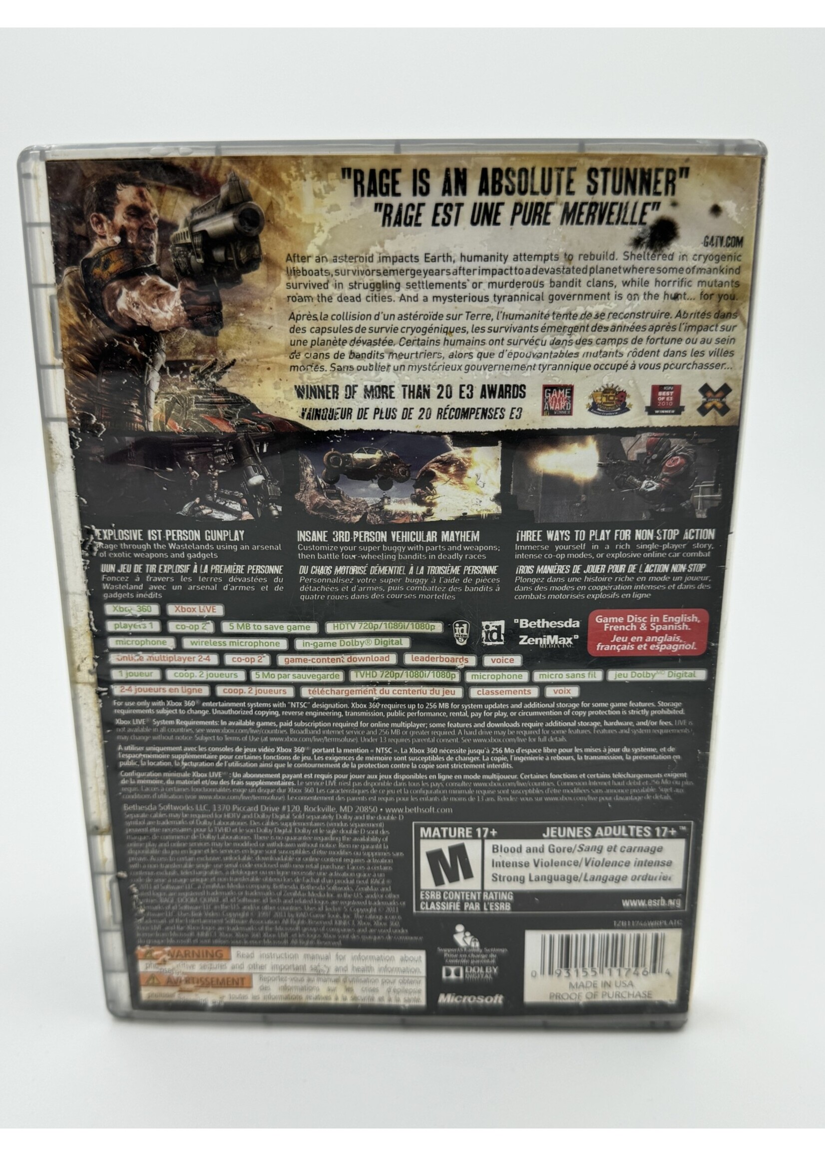 Xbox Rage Anarchy Edition Xbox 360