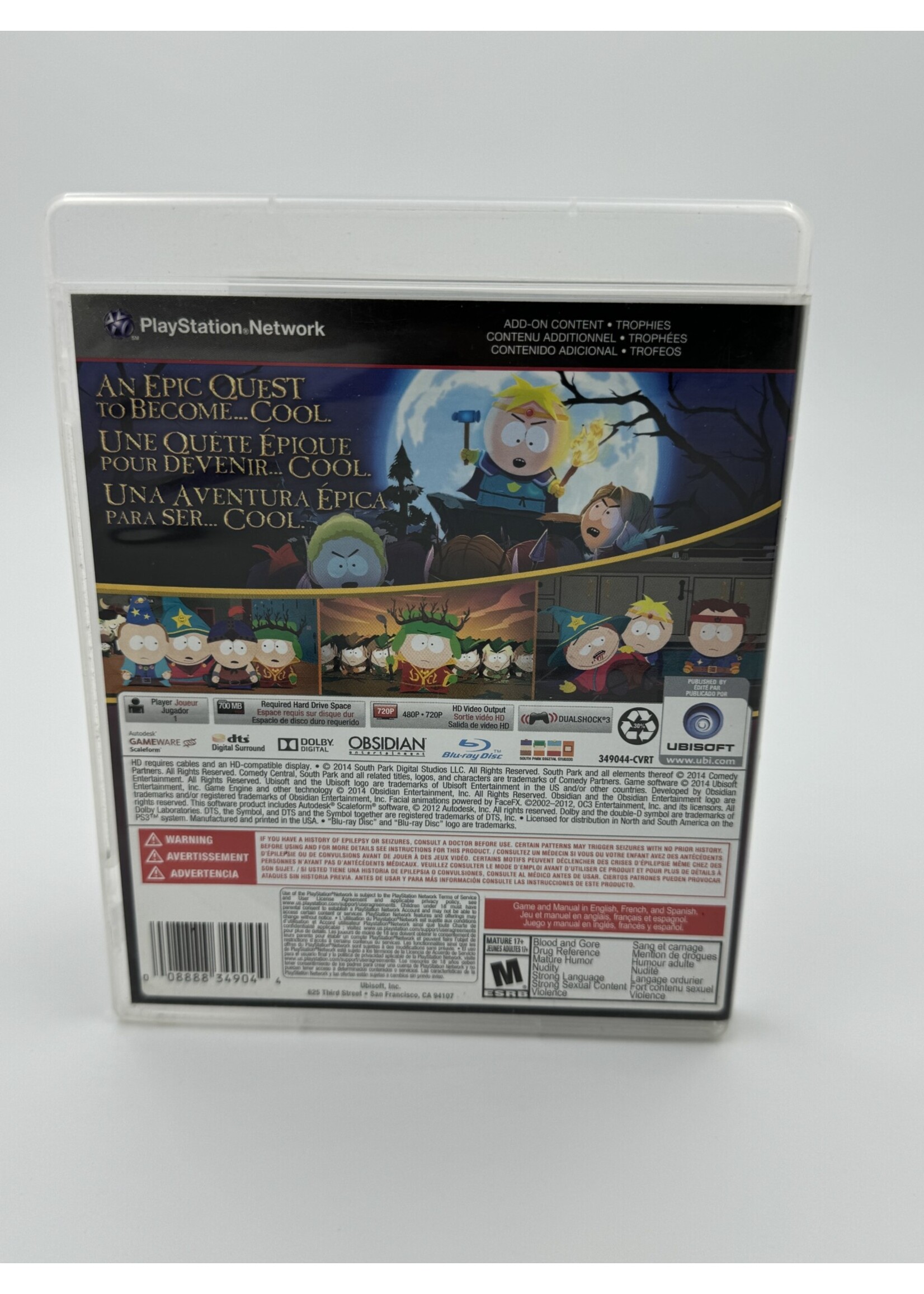 Sony South Park The Stick and the Truth PS3