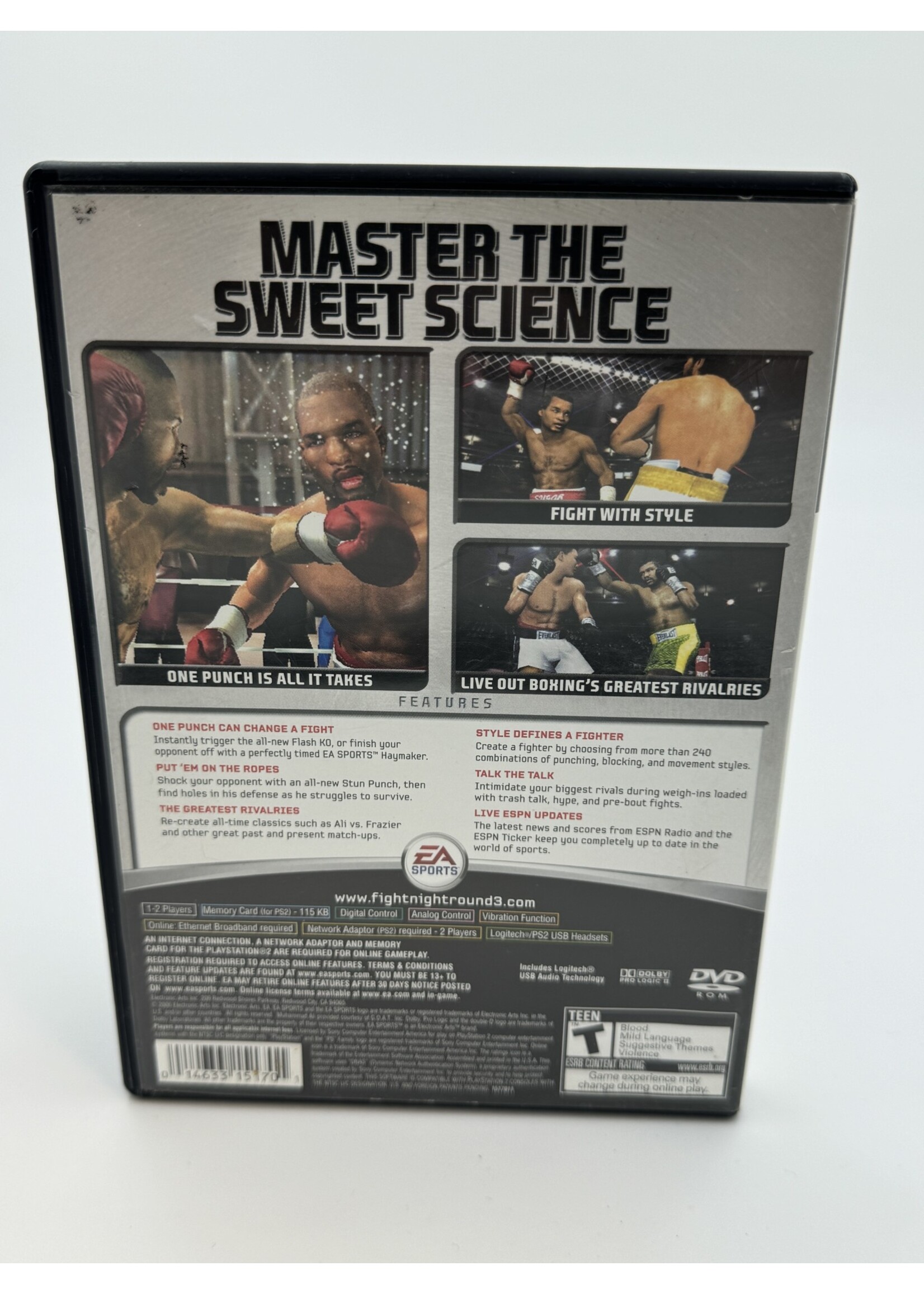 Sony Fight Night Round 3 PS2