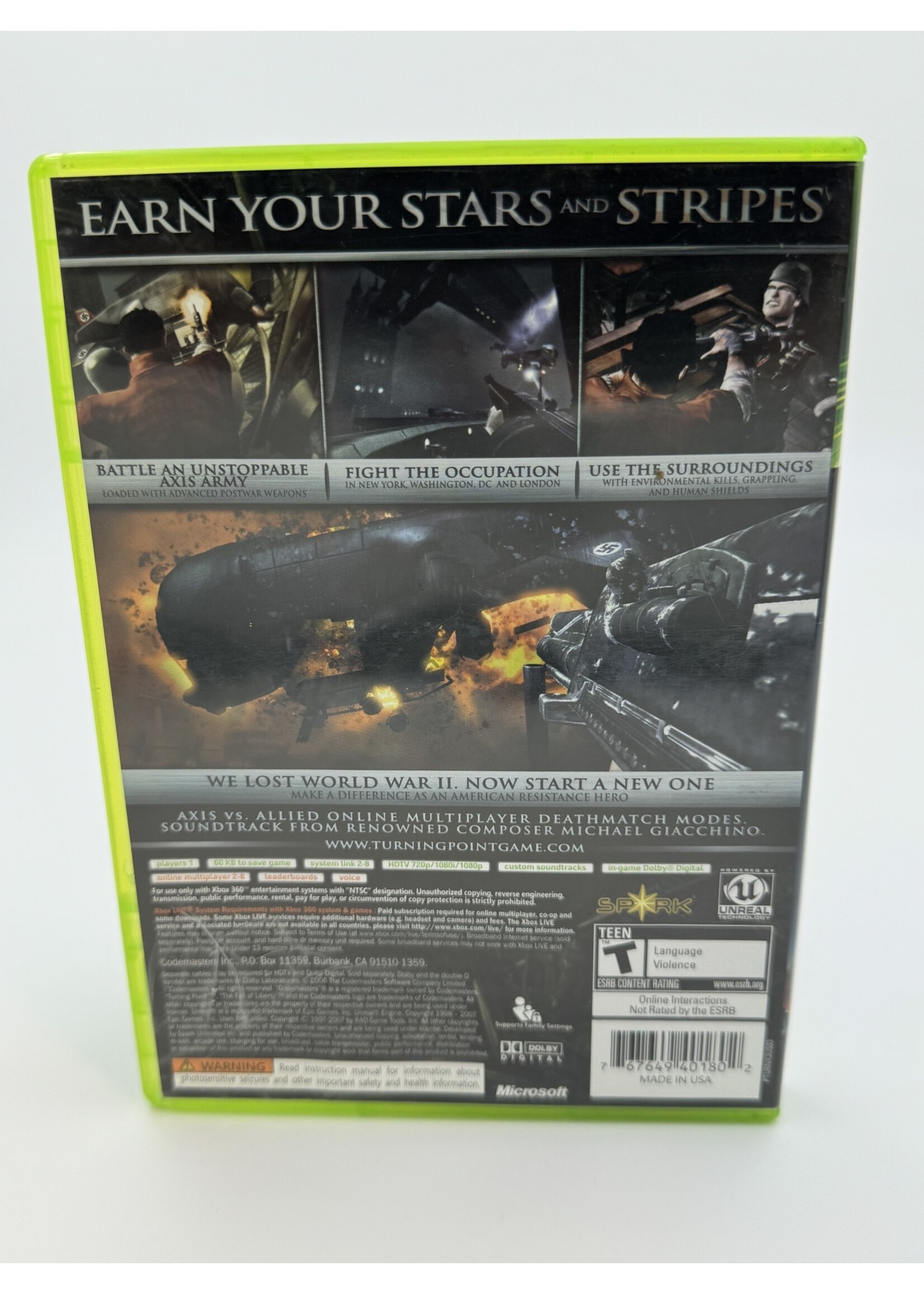 Xbox Turning Point Fall Of Liberty Xbox 360