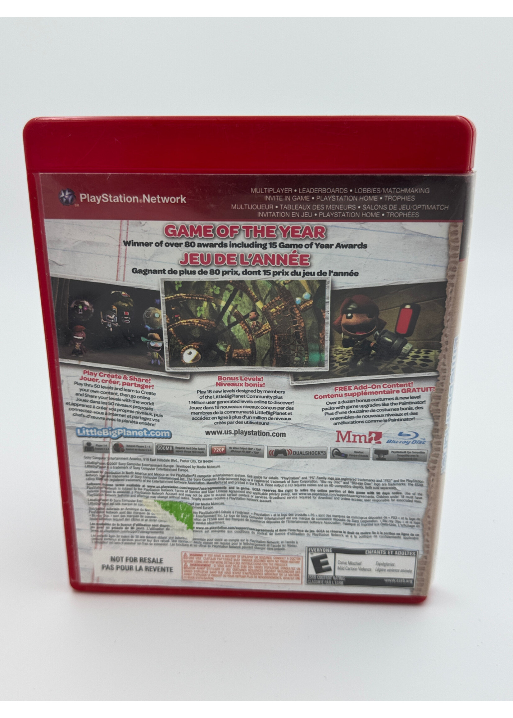 Sony Little Big Planet Game Of The Year Edition Ps3