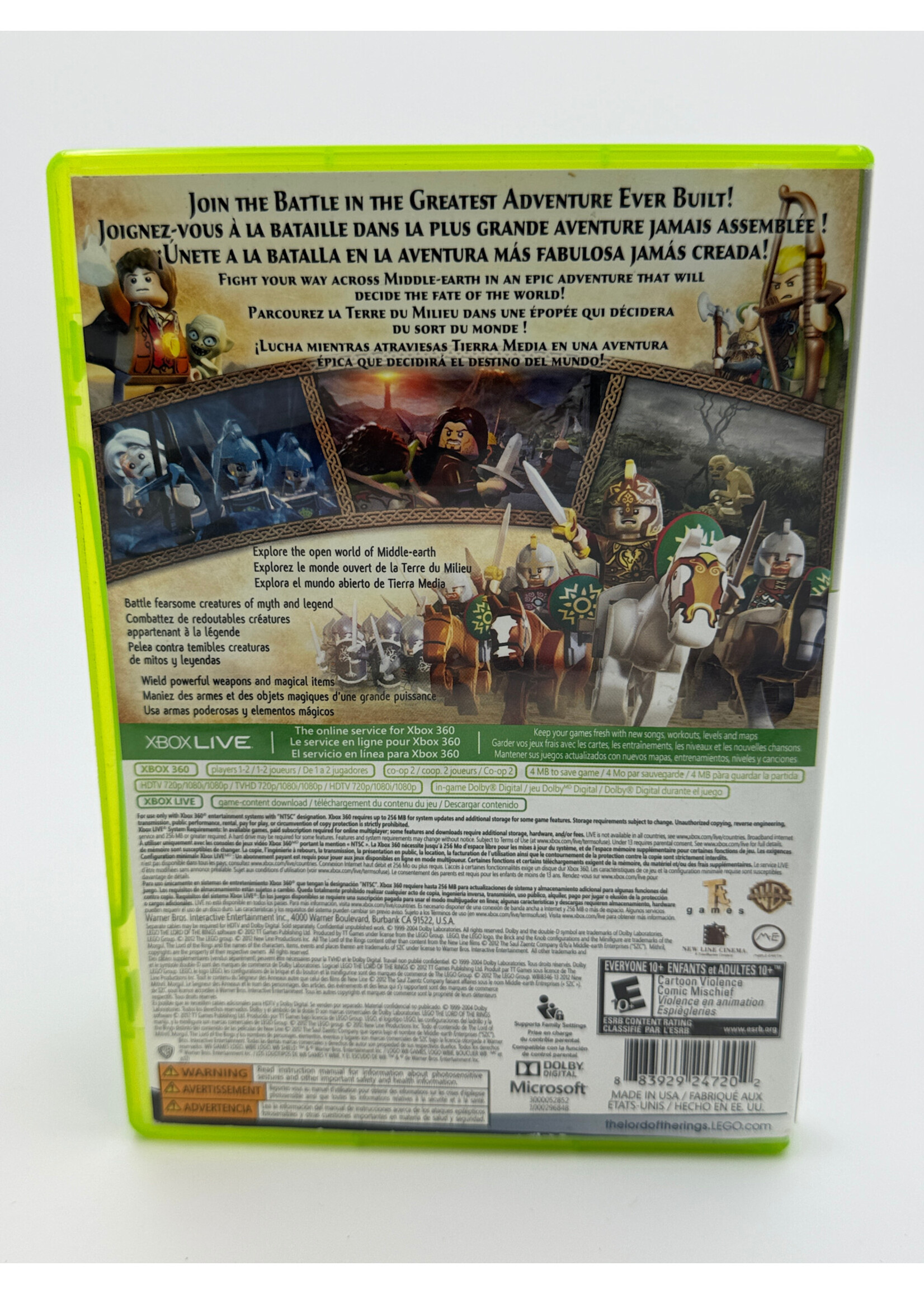 Xbox LEGO The Lord Of The Rings Platinum Hits Xbox 360