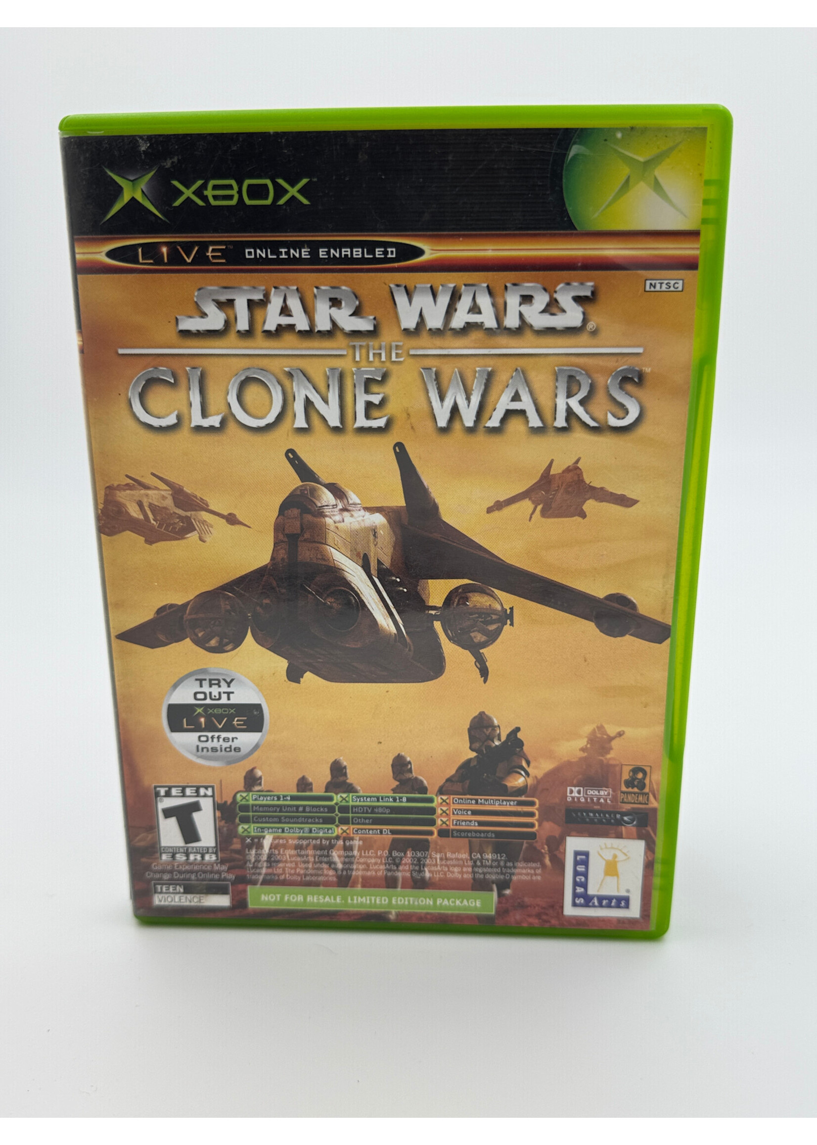 Xbox Star Wars Clone Wars / Tetris Worlds Xbox