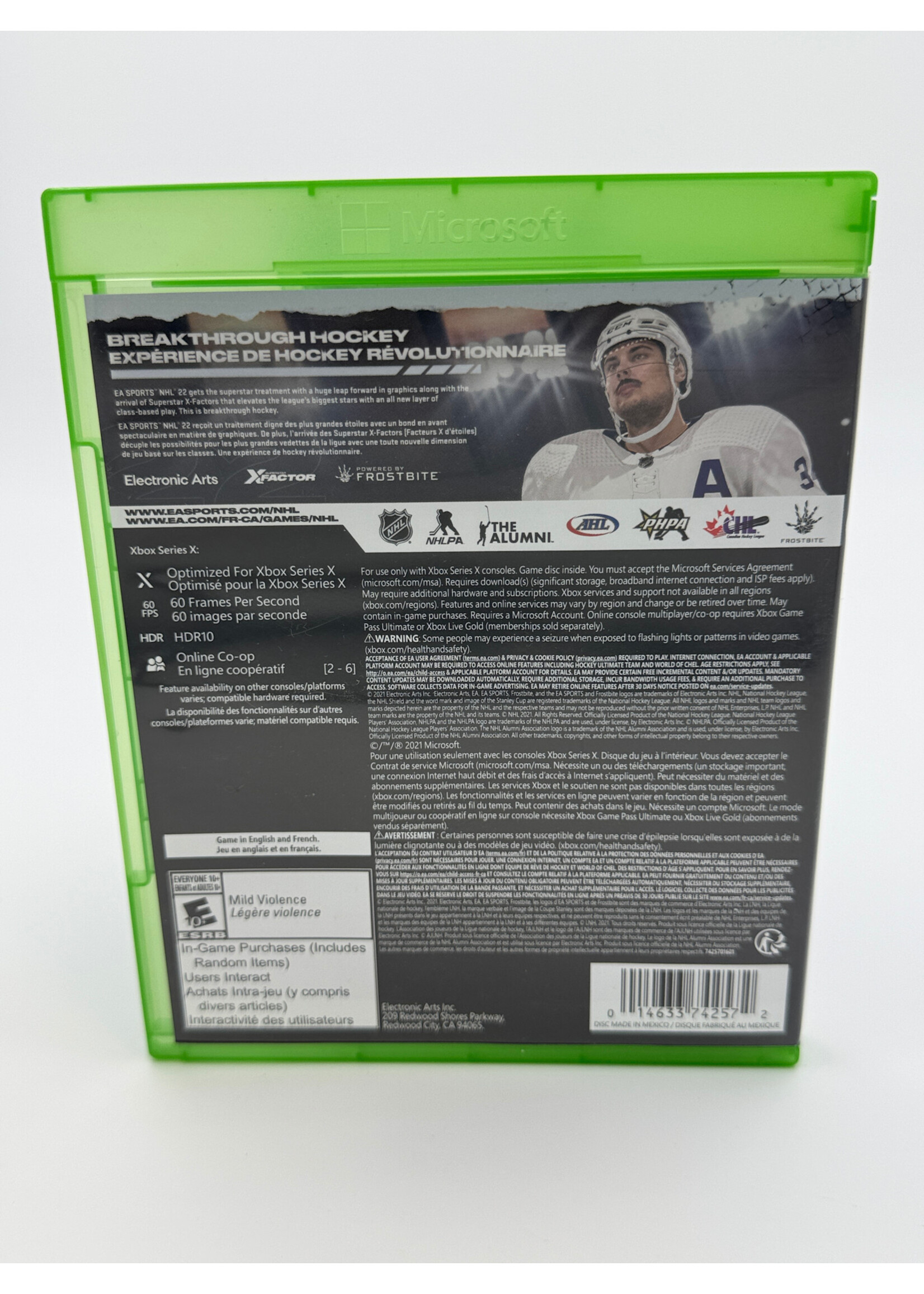 Xbox Nhl 22 Xbox X