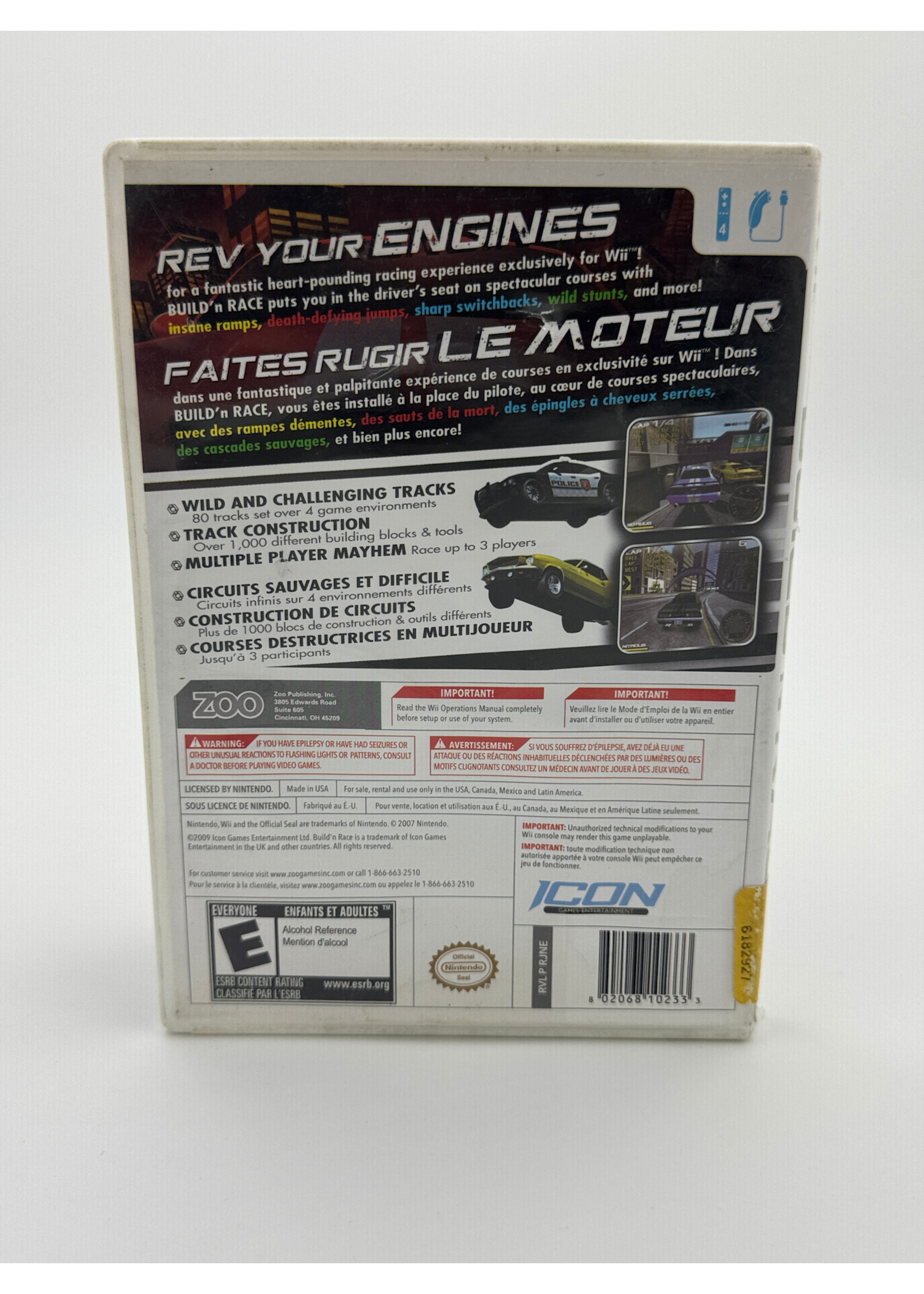 Nintendo Build N Race Wii