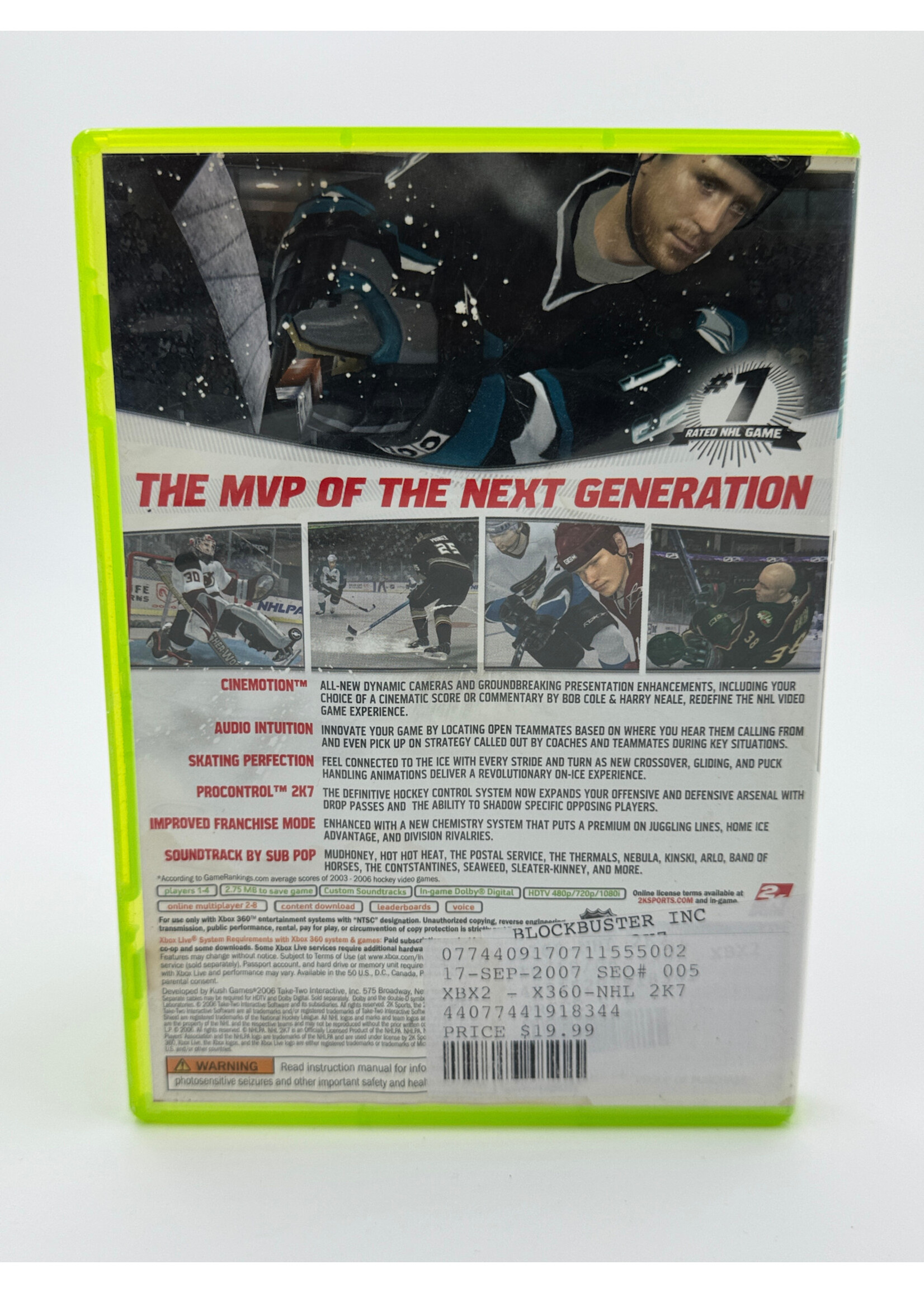Xbox Nhl 2K7 Xbox 360