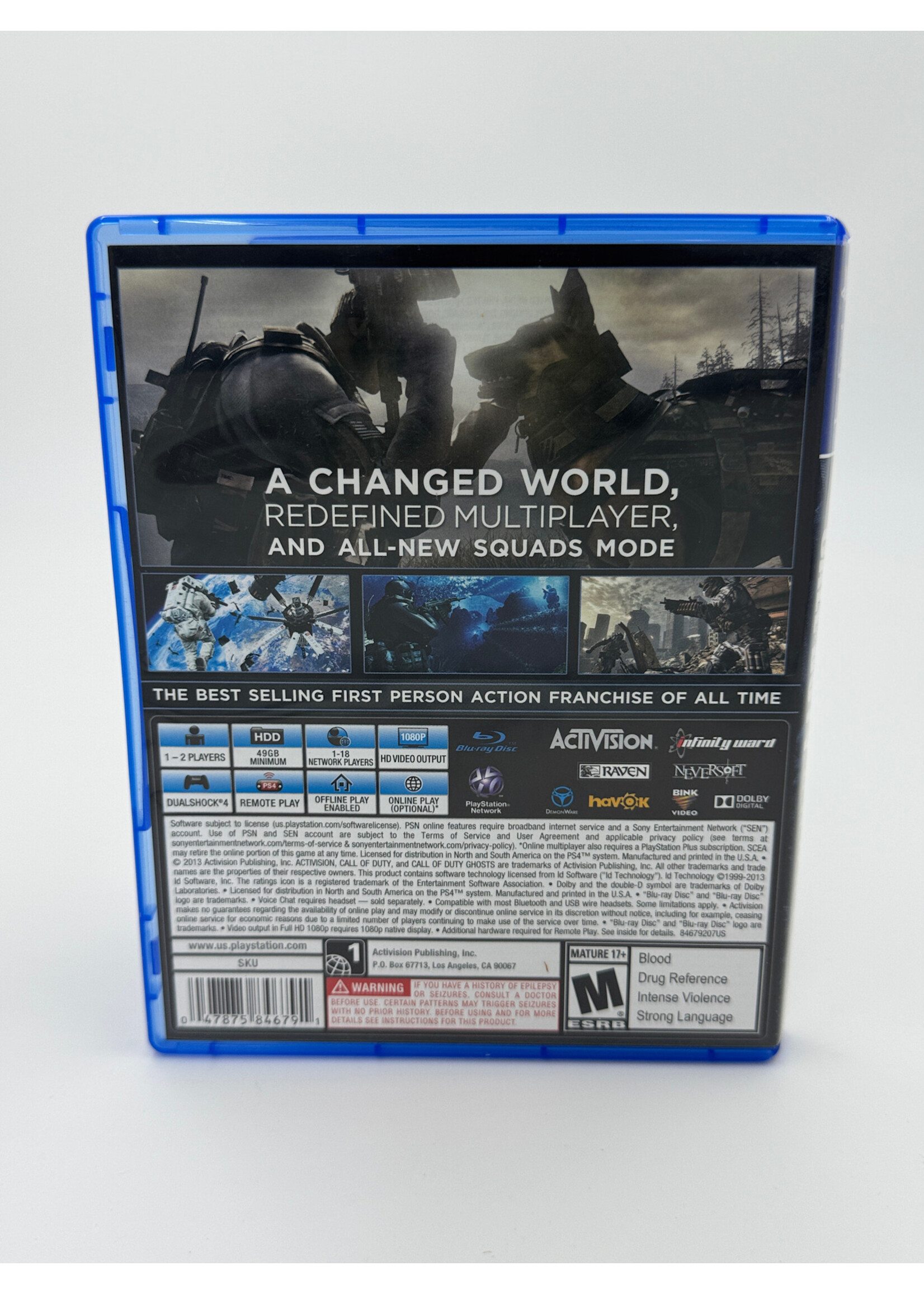 Sony Call Of Duty Ghosts PS4