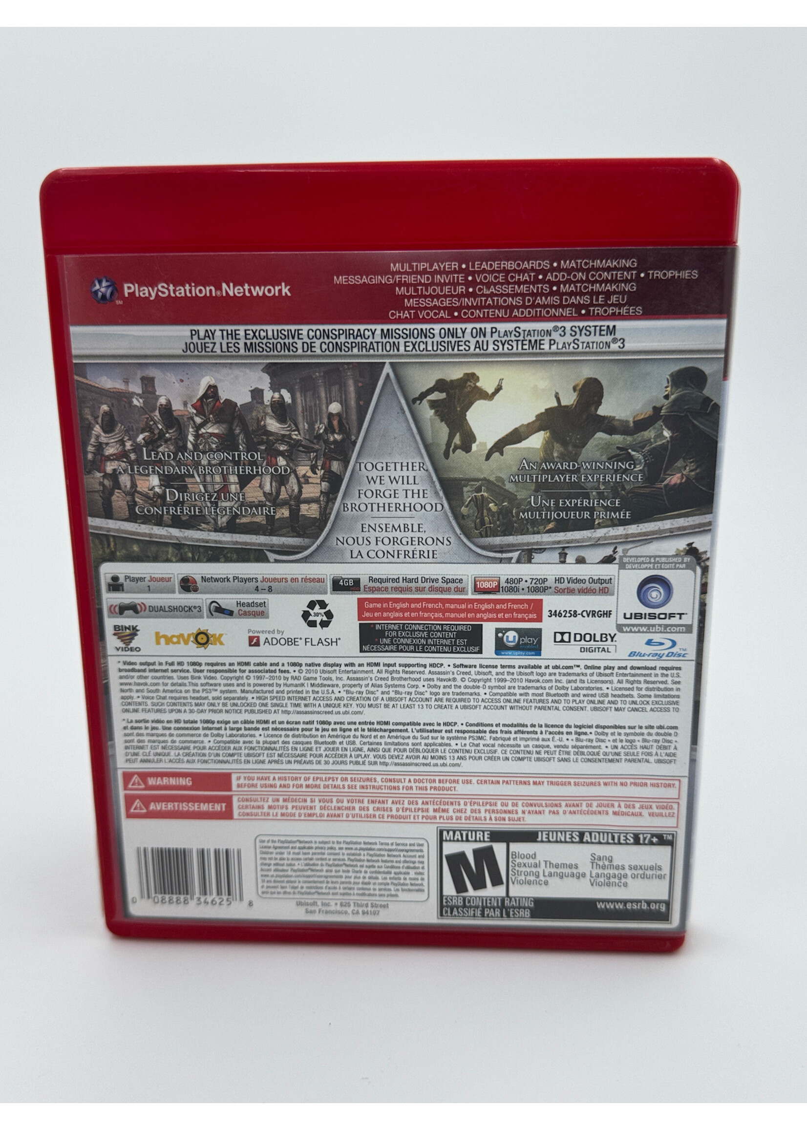 Sony Assassins Creed Brotherhood PS3