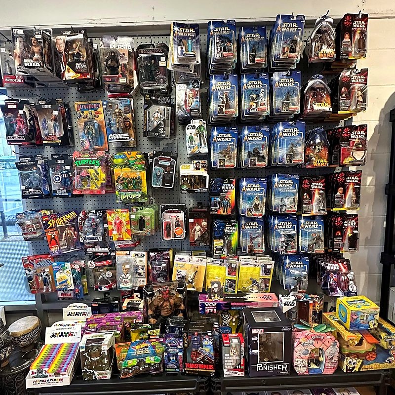 Carded Star Wars, Marvel and TMNT action figures