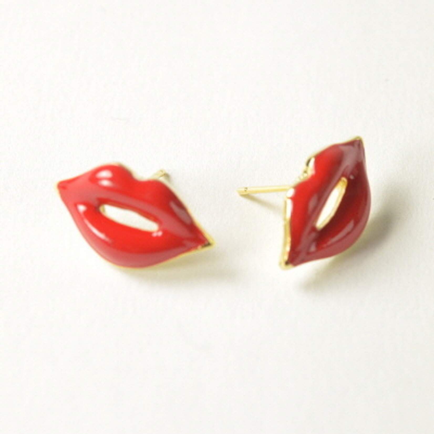 Red Lips Earrings