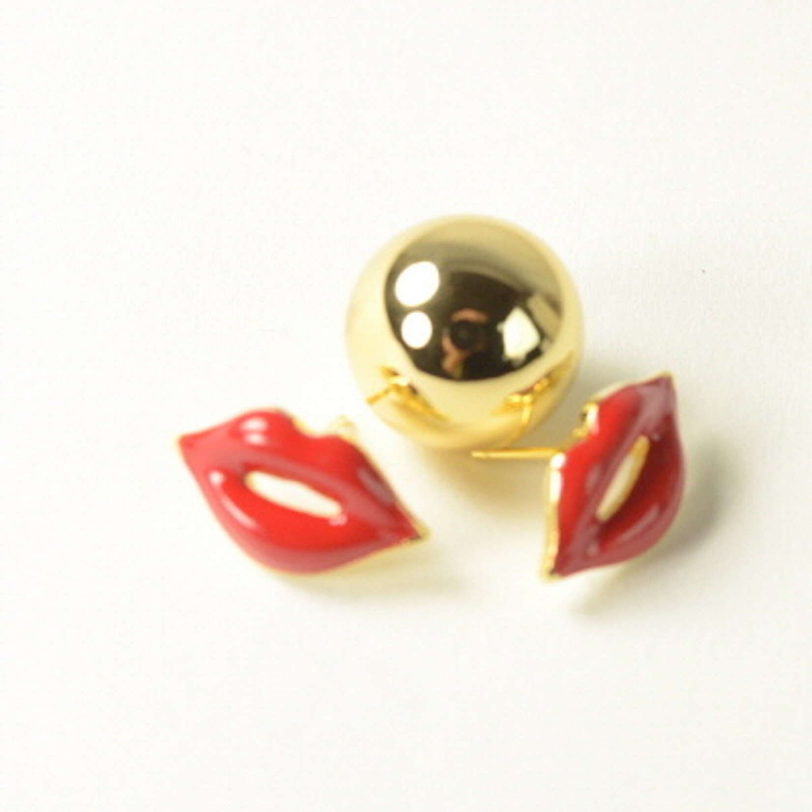 Red Lips Earrings