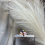 Multicolor Flower Ring