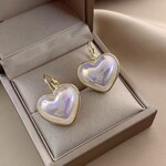 Heart Shape Pearl Earrings