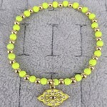 Yellow Evil Eye Bracelet