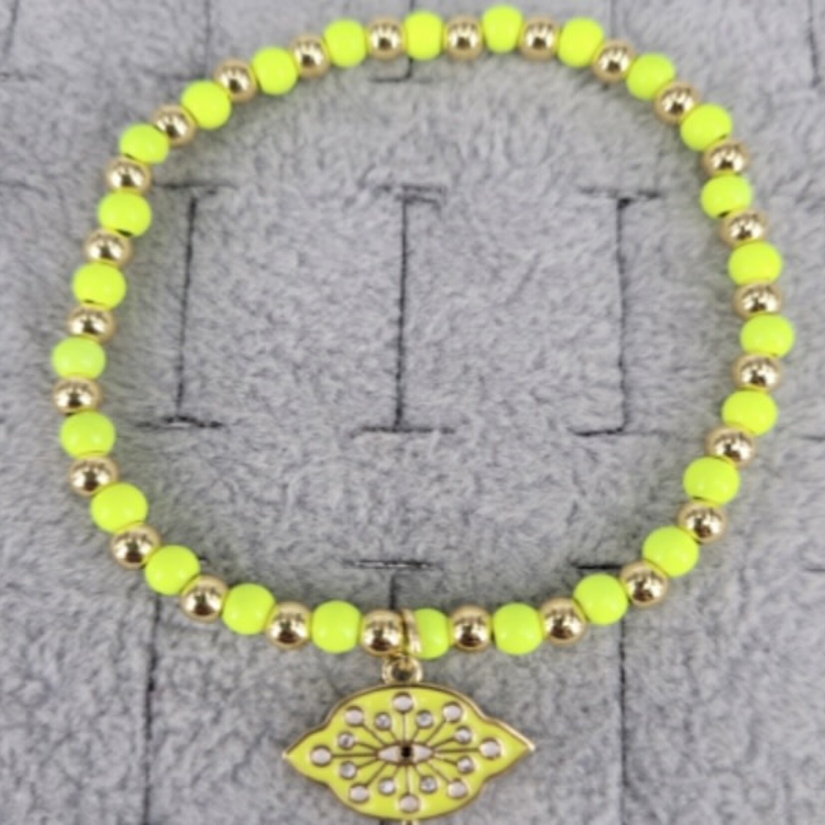 Yellow Evil Eye Bracelet