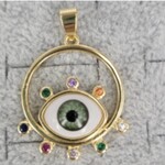 Green Eye Necklace