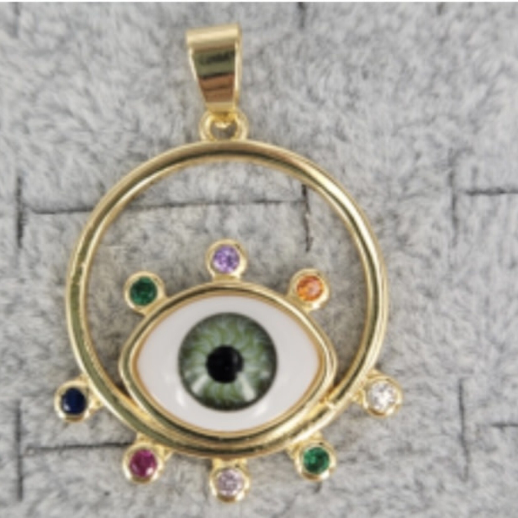 Green Eye Necklace