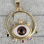 Brown Eye Necklace