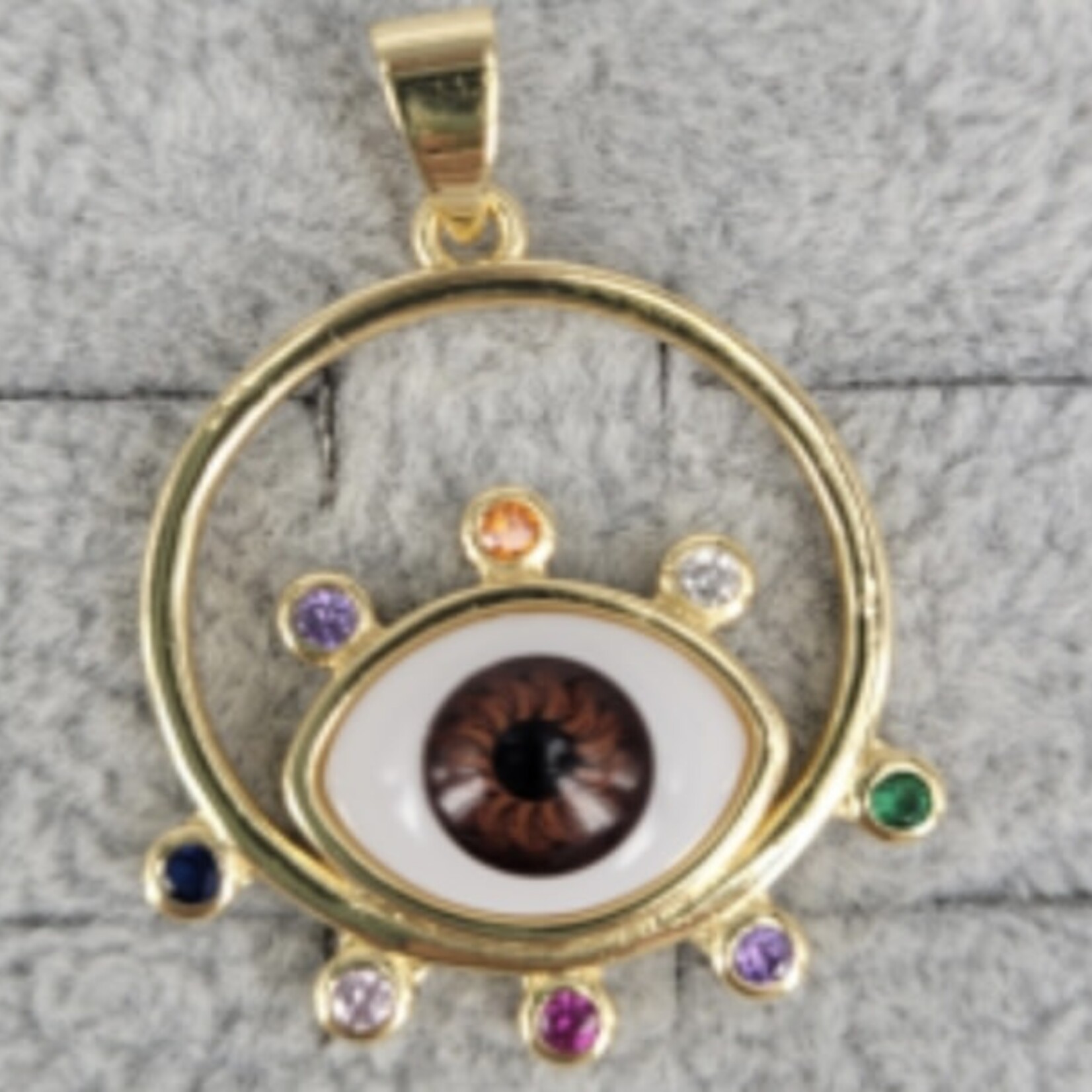 Brown Eye Necklace