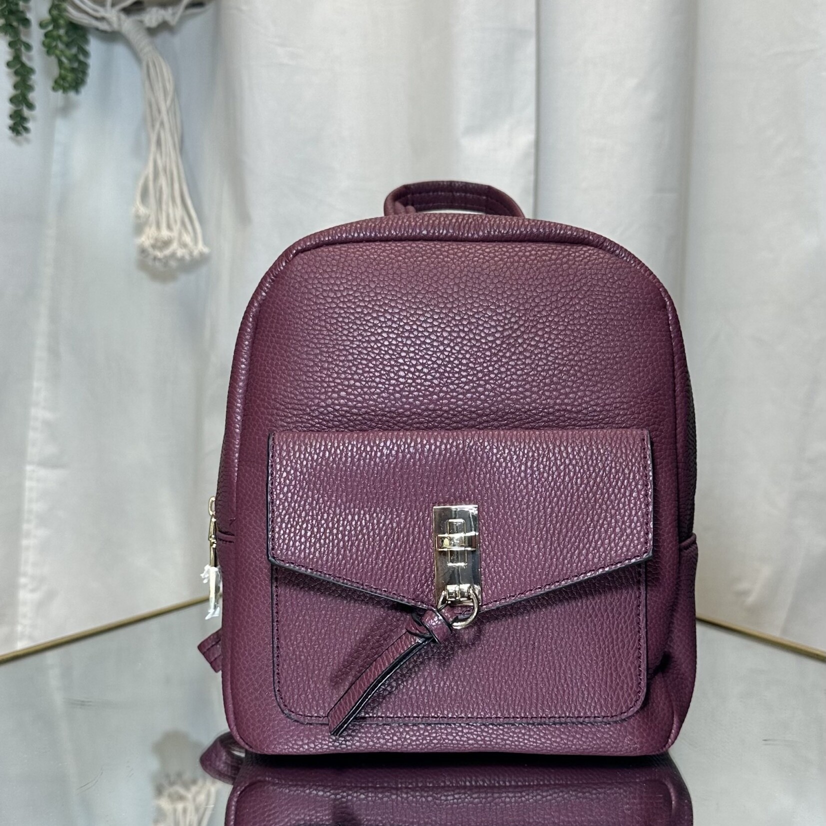 Dark Purple Small Backpack