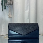 Black Small Purse with Black Rhinestones