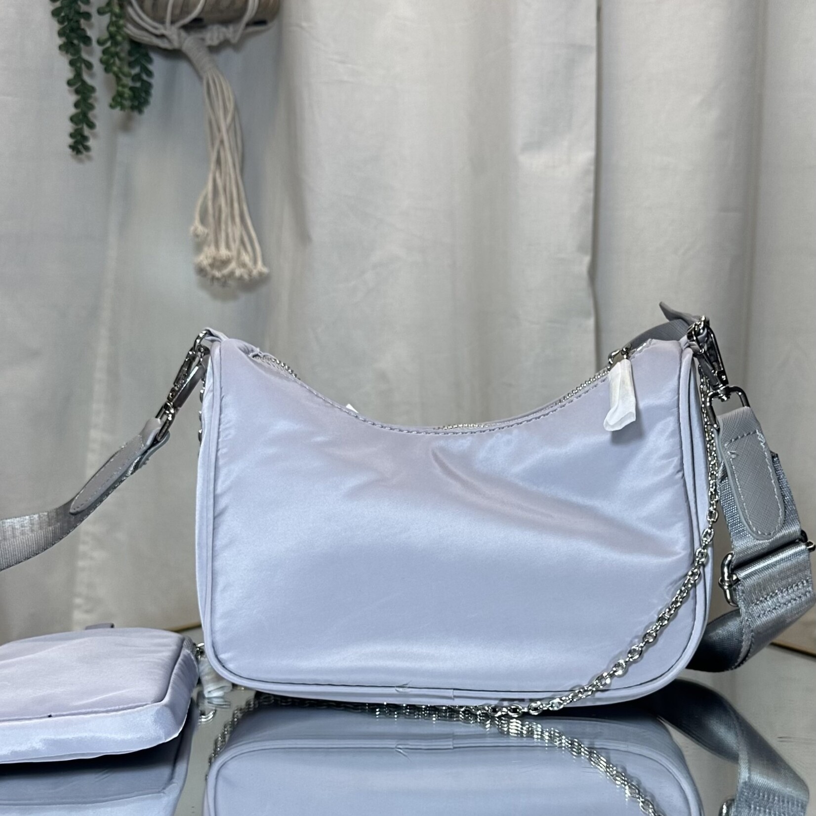 Pale Purple Medium Purse with Little Bag
