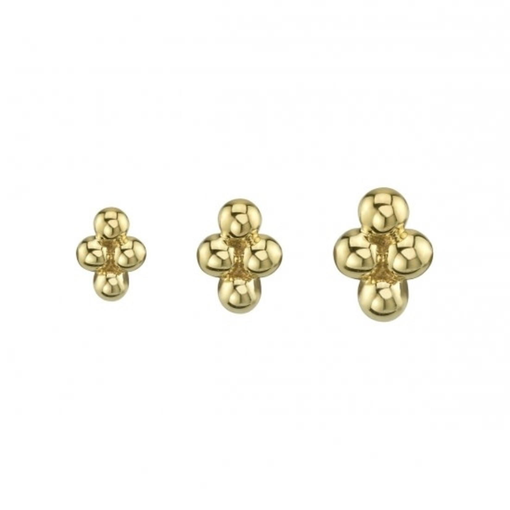 Body Vision Los Angeles 1.75mm Gold Quad Bead Cluster-BVLA