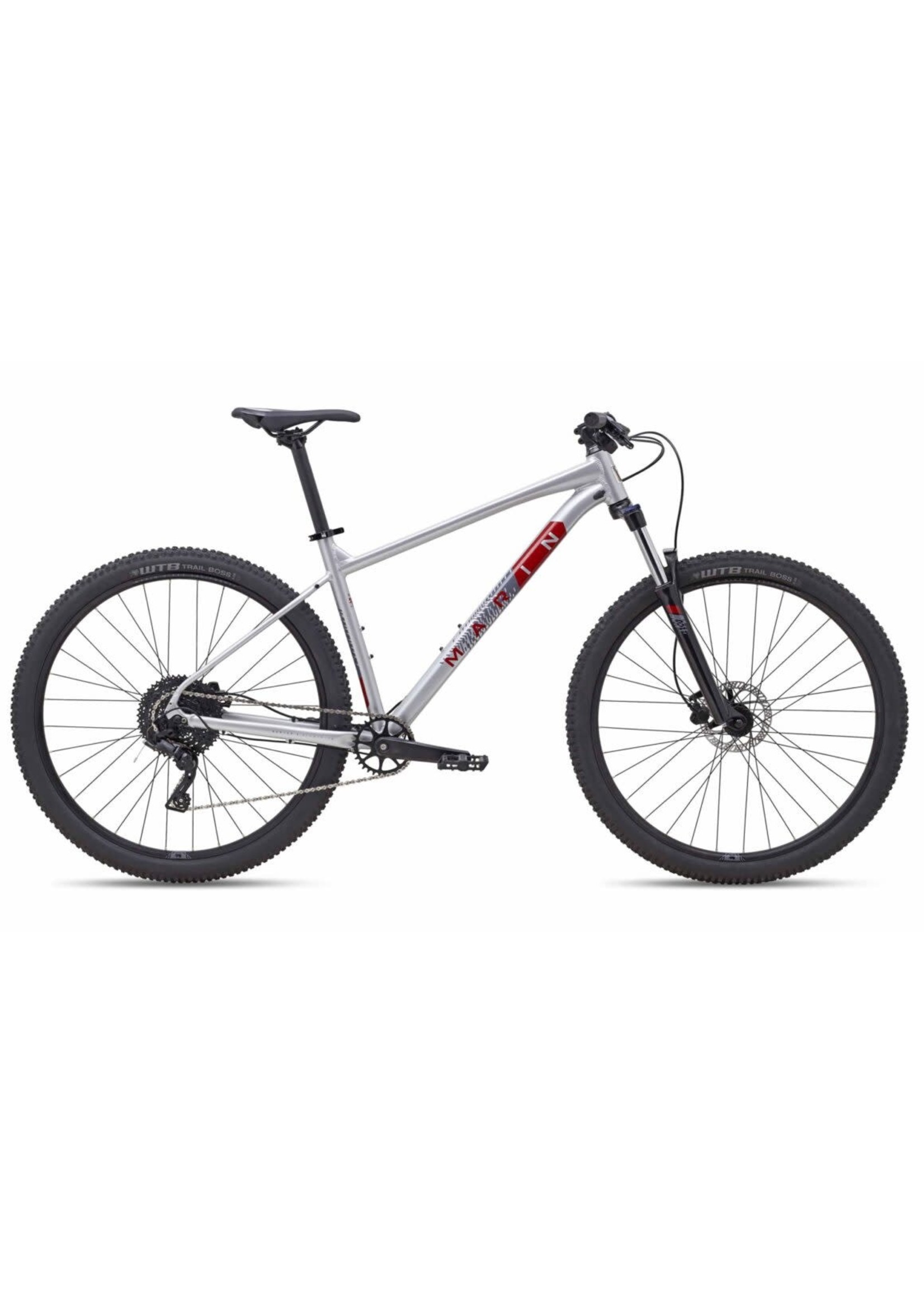 Marin BOBCAT TRAIL 4 Gloss Silver/Red/Grey S