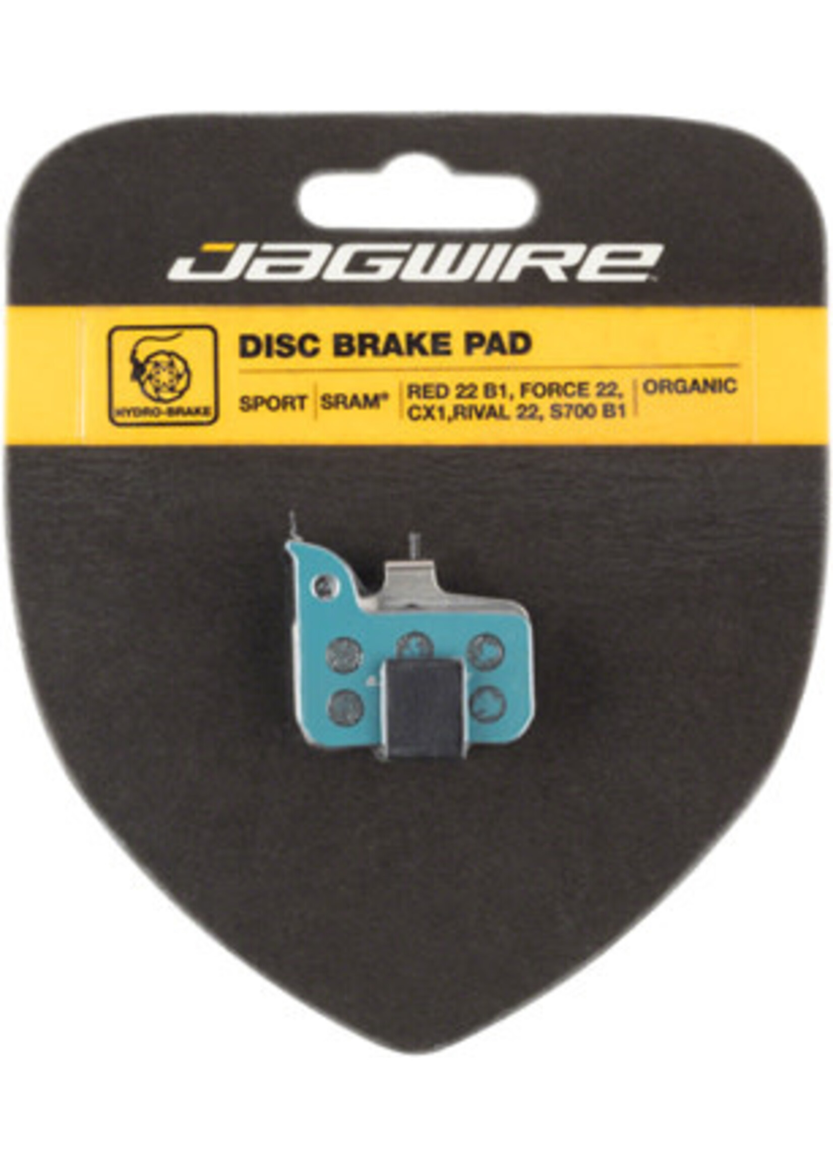 Jagwire Jagwire Sport Organic Disc Brake Pads for SRAM Red 22 B1, Force 22, CX1, Rival 22, S700 B1, Level Ultimate