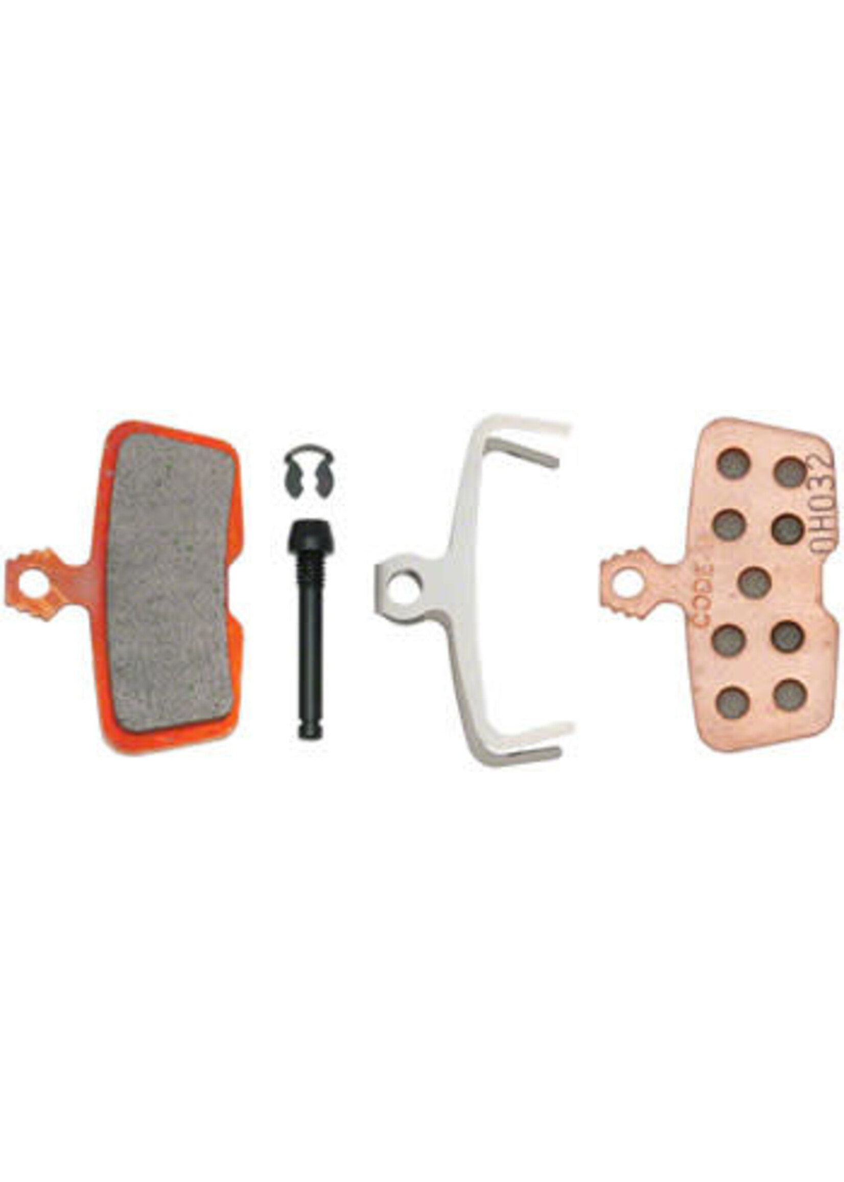 SRAM SRAM Disc Brake Pads - Sintered Compound, Steel Backed, Powerful, For Code/Code R/Code RSC/Guide RE