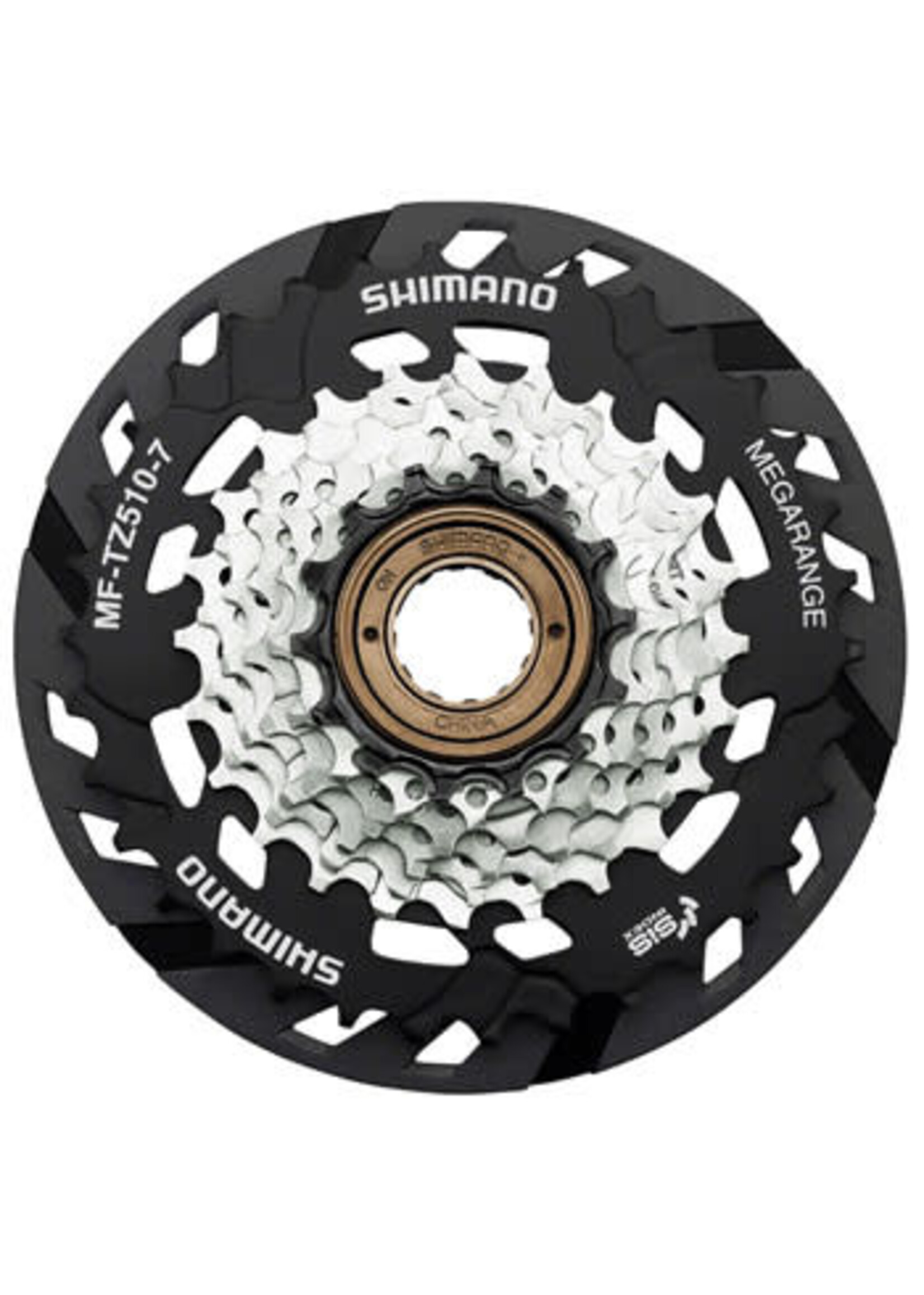 SHIMANO Shimano MF-TZ510-7-CP Multi-Speed Freewheel - 7-Speed, 14-34t