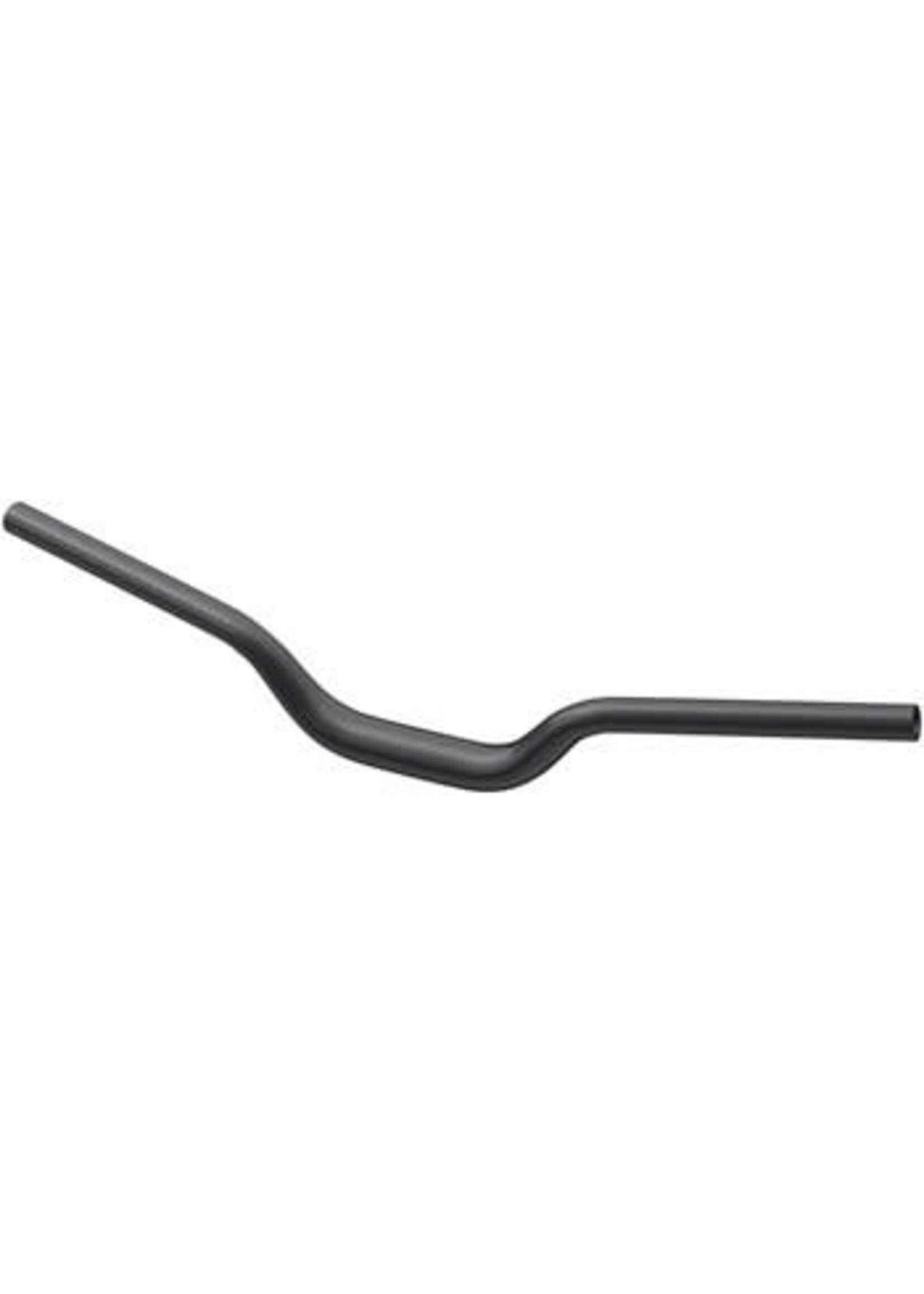 Zoom Zoom Riser Handlebar - 60mm Rise, 31.8mm Clamp, 620mm Width, Black