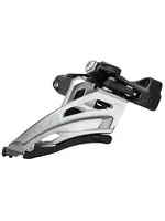 SHIMANO FRONT DERAILLEUR, FD-M4100-M, DEORE, FOR2X10, SIDE-SWING, FRONT-PULL, BAND-TYPE 34.9MM (W/ 28.6 & 31.8MM ADPT), CS-ANGLE: 64-69, CL: 48.8/51.8MM