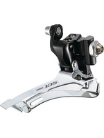 SHIMANO Shimano 105 FD-5700 10-Speed Braze-On Double Front Derailleur Black
