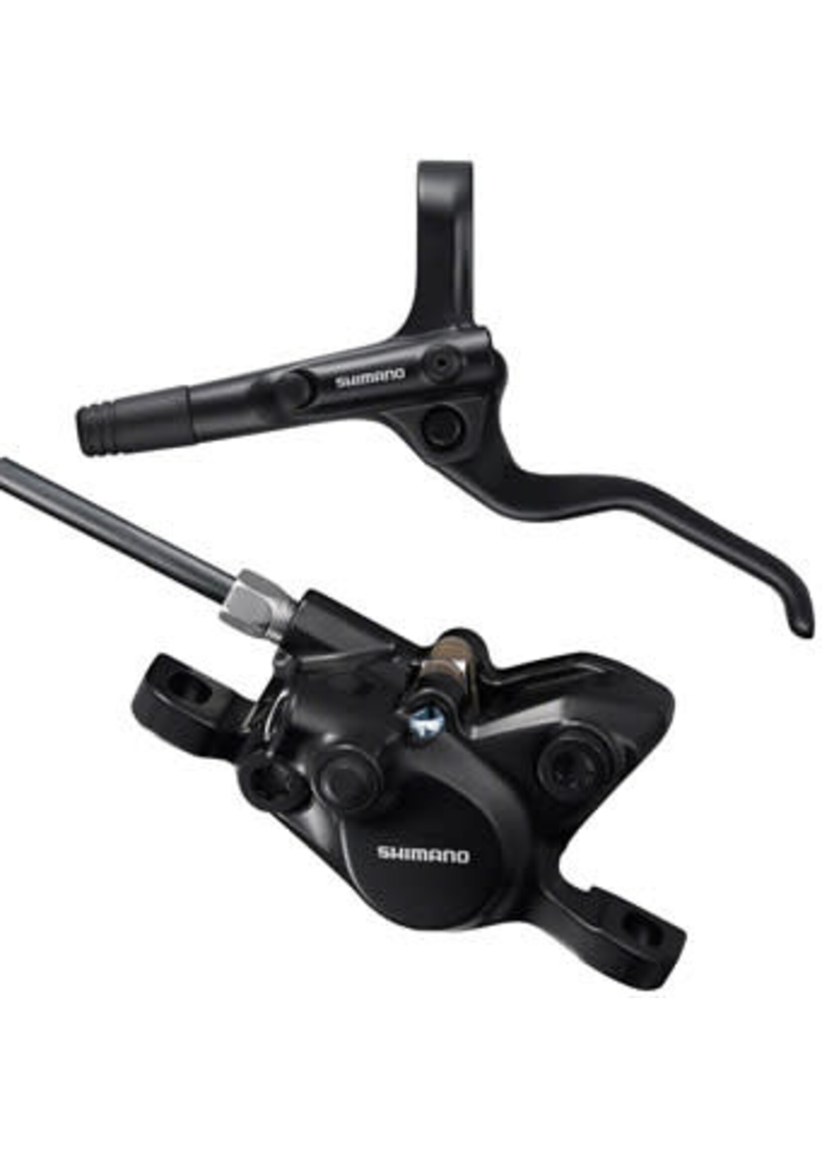 SHIMANO Shimano BR-MT200 Disc Brake and BL-MT201 Lever - Front, Hydraulic, 2-Piston, Post Mount, Black