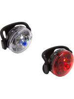 Planet Bike Planet Bike Beamer 1/Blinky 3 Headlight/Taillight Set - Black