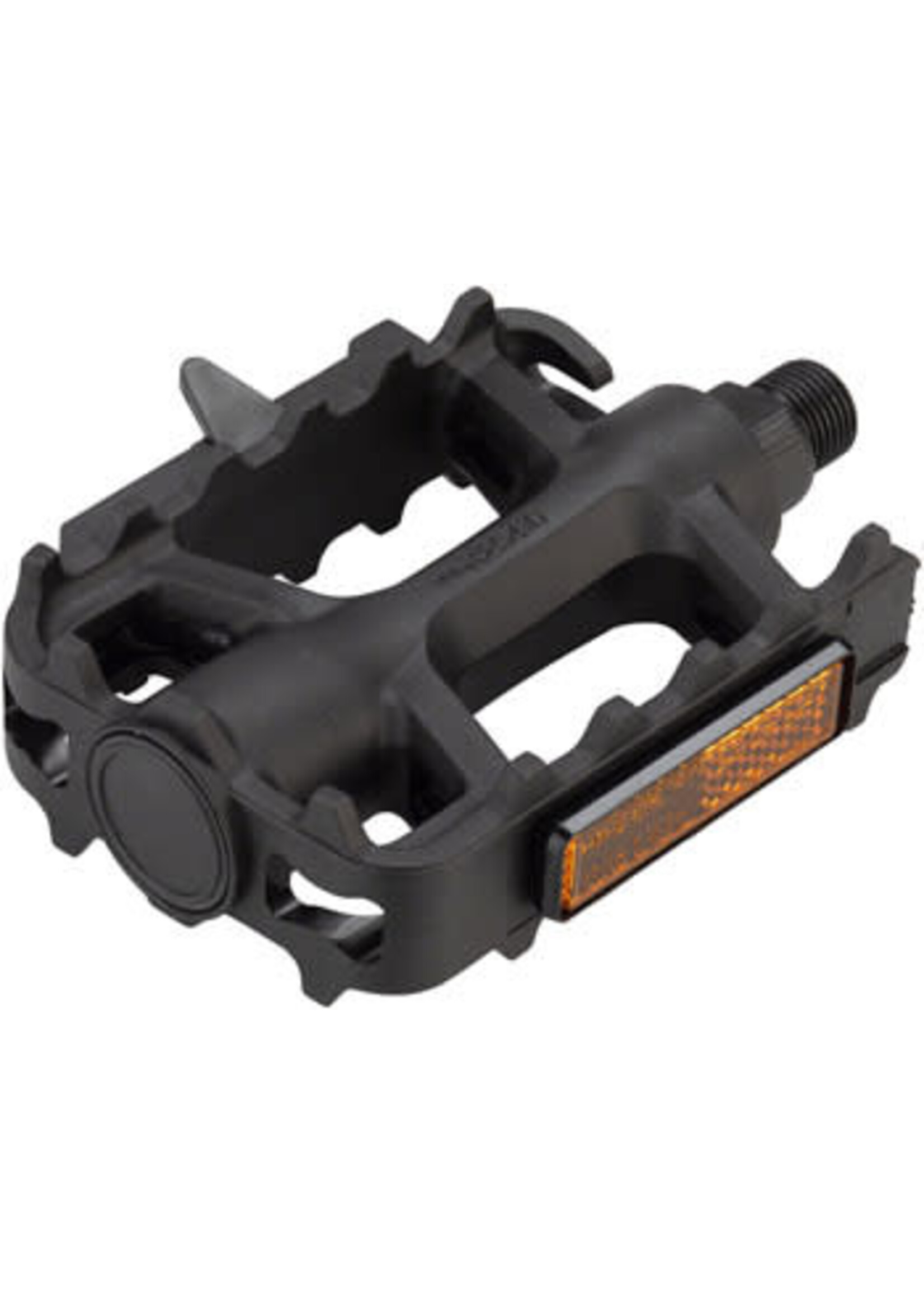 Dimension Dimension Mountain Basic Heavy-Duty Pedals - Platform, Plastic, 1/2", Black