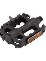 Dimension Dimension Mountain Basic Heavy-Duty Pedals - Platform, Plastic, 9/16", Black