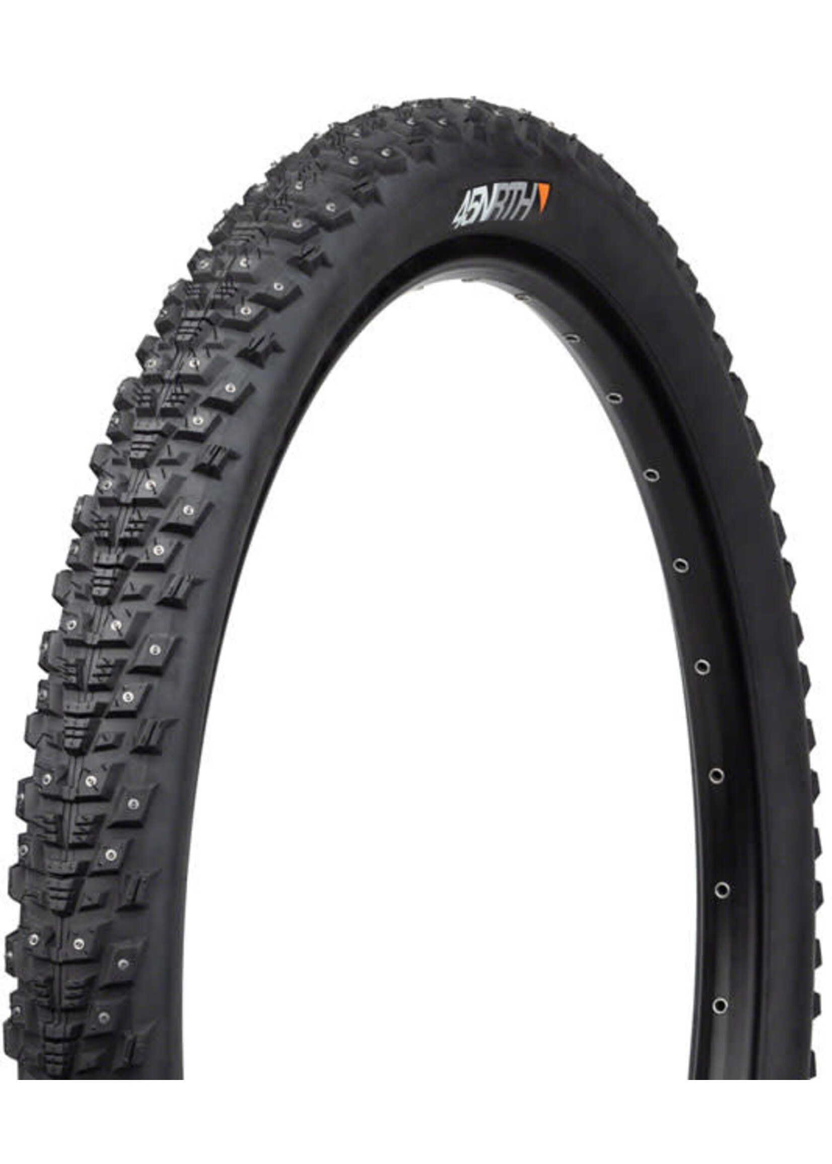 45NRTH 45NRTH Kahva Tire - 27.5 x 2.1, Clincher, Wire, Black, 33 TPI, 240 Carbide Steel Studs