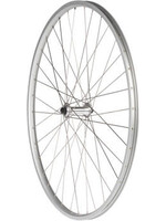 Quality Wheels Quality Wheels Value Single Wall Series Front Wheel - 27", QR x 100mm, Rim Brake, Silver, Clincher, 36H