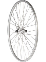 Quality Wheels Quality Wheels Value Single Wall Series Rear Wheel - 27", QR x 130mm, Rim Brake, Freewheel, Silver, Clincher, 36H