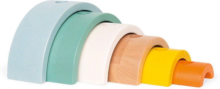 Janod Sweet Cocoon Rainbow Turtle by Janod