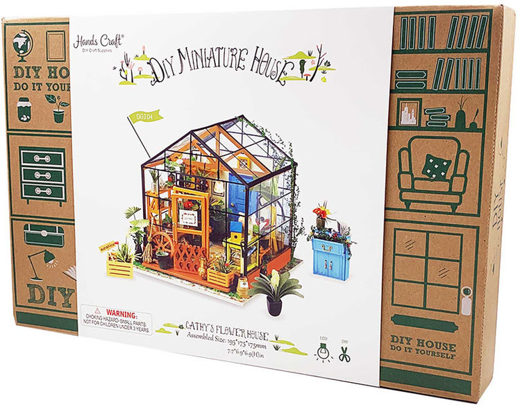 Hands Craft Cathy's Flower House DIY Mini House