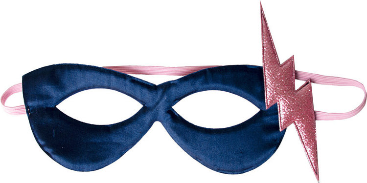 Great Pretenders Super-Duper Tutu, Cape & Mask Set in Pink & Navy from Great Pretenders