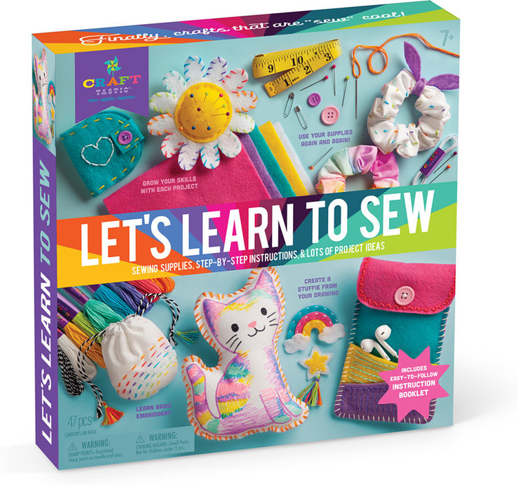 PLAYMONSTER Craft-Tastic Let's Learn to Sew Kit