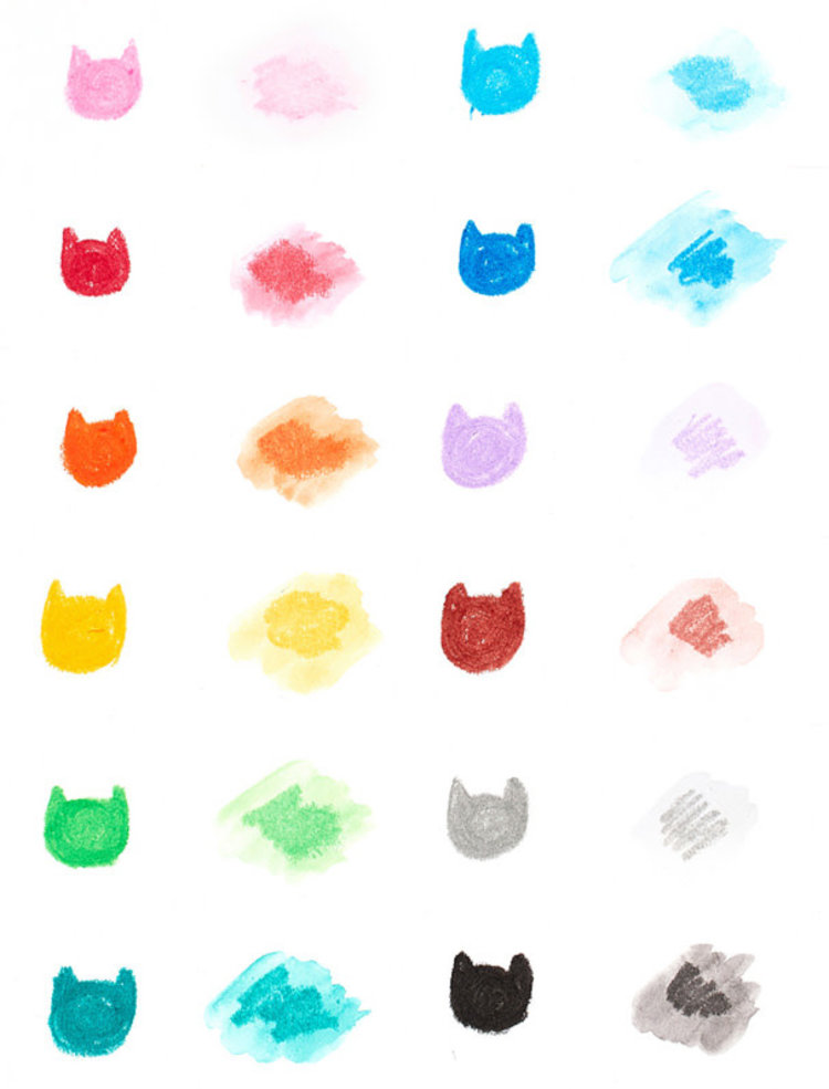 Ooly Cat Parade Twist Up Gel Crayons