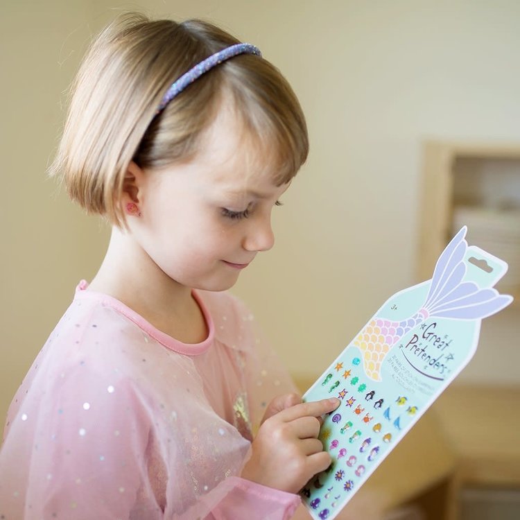 Mermaid Stick On Earrings
