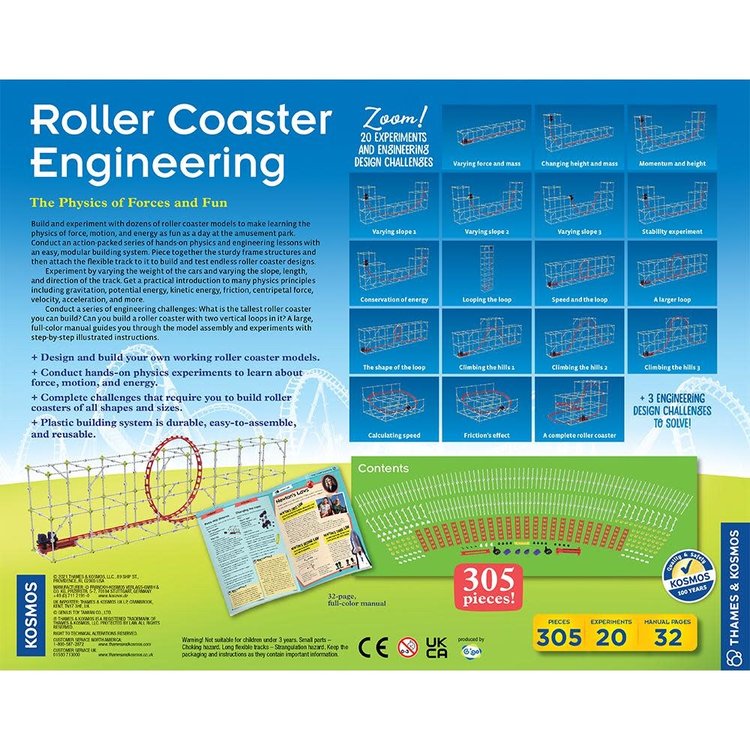 Thames & Kosmos Roller Coaster Engineering by Thames & Kosmos