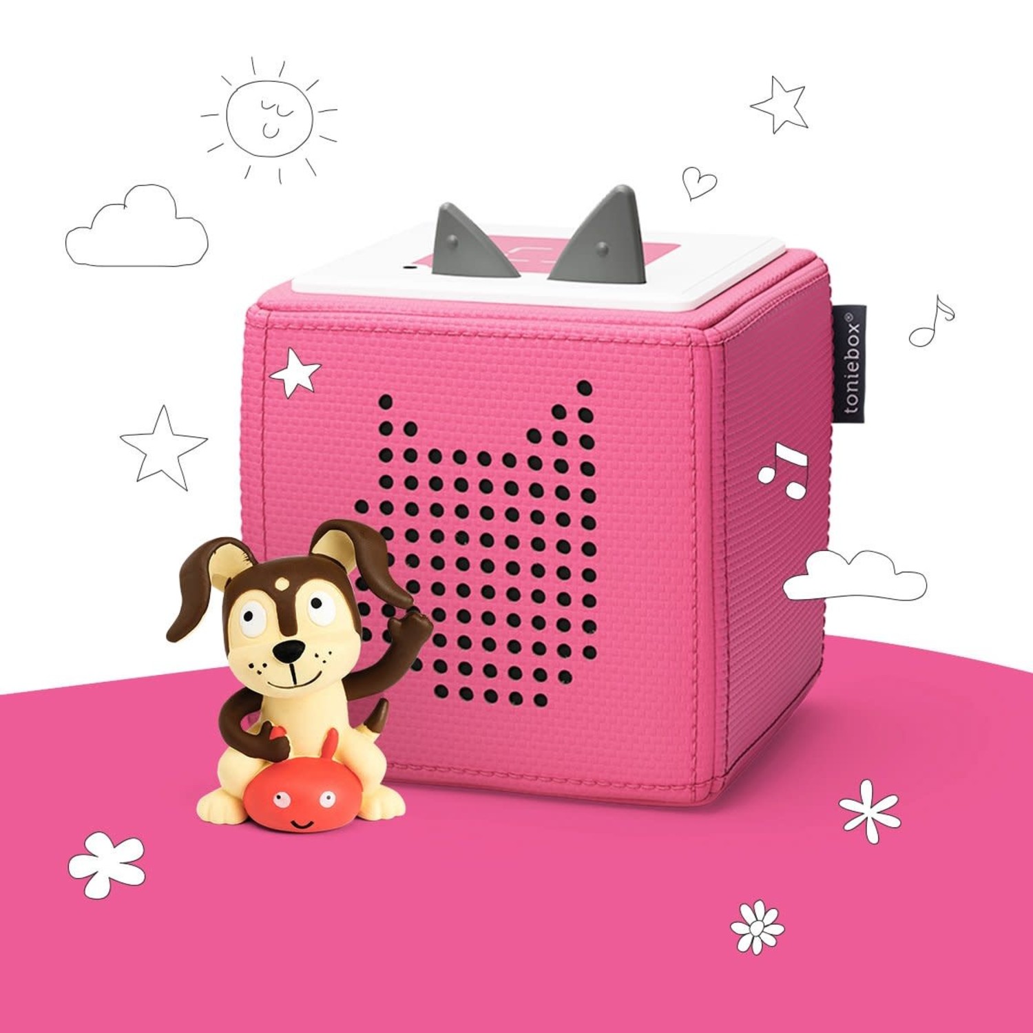 Tonies Starter Set Pink (with Puppy) - Mudpuddles Toys and Books